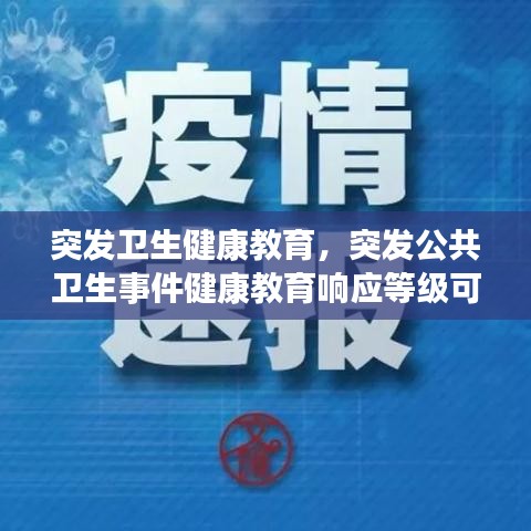 突发卫生健康教育，突发公共卫生事件健康教育响应等级可分为几级 