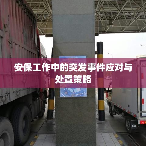 安保工作中的突发事件应对与处置策略
