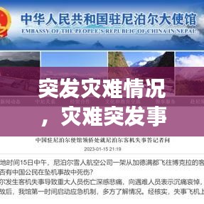 突发灾难情况，灾难突发事件 