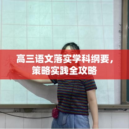 高三语文落实学科纲要，策略实践全攻略