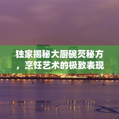 独家揭秘大厨碗芡秘方，烹饪艺术的极致表现