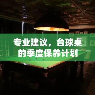 台球桌季度保养计划，专业建议与操作指南