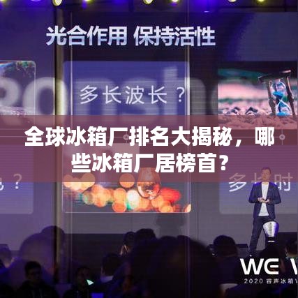 全球冰箱厂排名大揭秘，哪些冰箱厂居榜首？