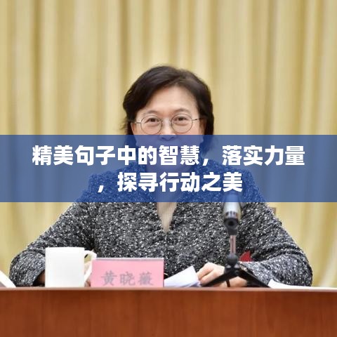 精美句子中的智慧，落实力量，探寻行动之美