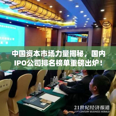 中国资本市场力量揭秘，国内IPO公司排名榜单重磅出炉！