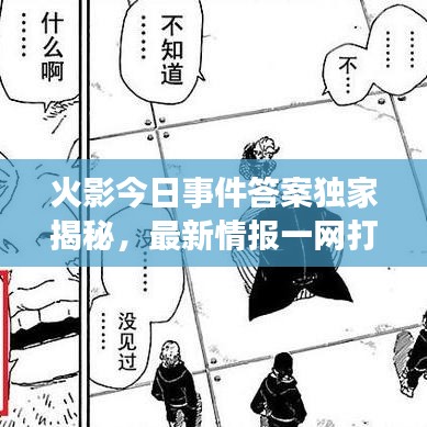 火影今日事件答案独家揭秘，最新情报一网打尽！