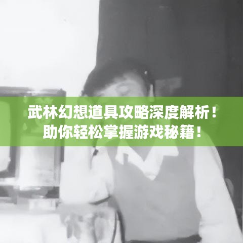 武林幻想道具攻略深度解析！助你轻松掌握游戏秘籍！