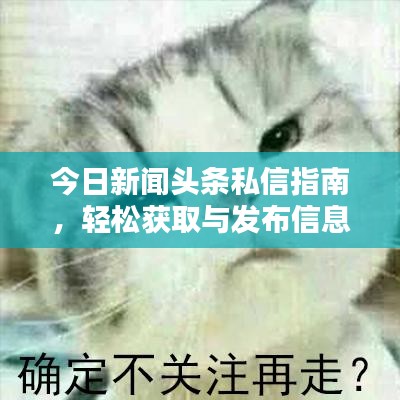 今日新闻头条私信指南，轻松获取与发布信息的秘诀！
