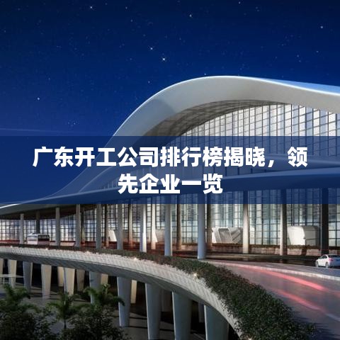 广东开工公司排行榜揭晓，领先企业一览