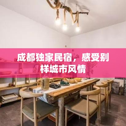 成都独家民宿，感受别样城市风情
