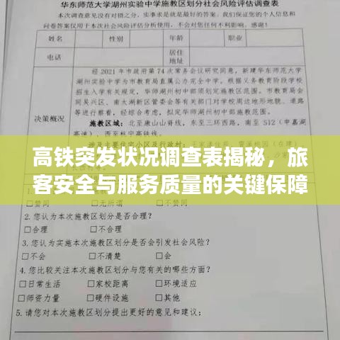 高铁突发状况调查表揭秘，旅客安全与服务质量的关键保障环节