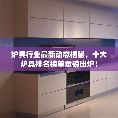 炉具行业最新动态揭秘，十大炉具排名榜单重磅出炉！