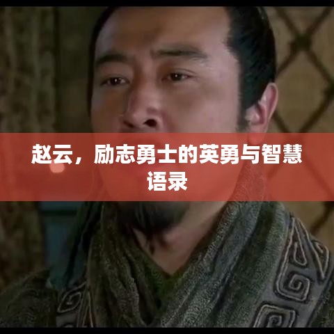 赵云，励志勇士的英勇与智慧语录