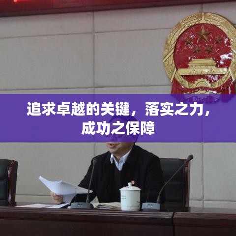 追求卓越的关键，落实之力，成功之保障