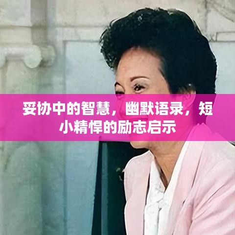 妥协中的智慧，幽默语录，短小精悍的励志启示