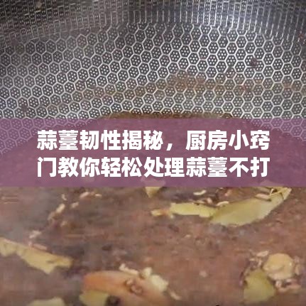 蒜薹韧性揭秘，厨房小窍门教你轻松处理蒜薹不打断