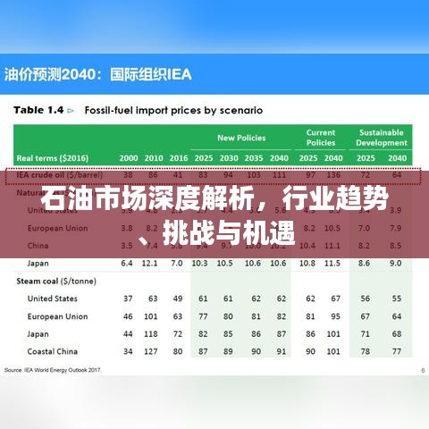 石油市场深度解析，行业趋势、挑战与机遇