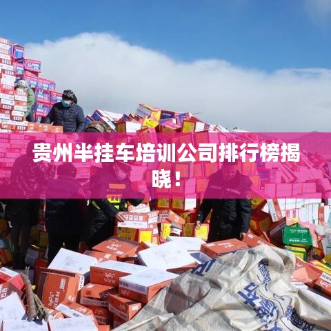 贵州半挂车培训公司排行榜揭晓！